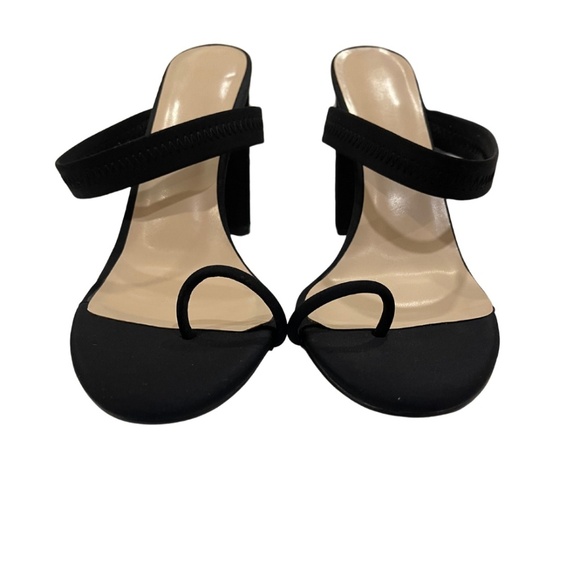 Only Maker Strappy Block Heel Sandals – Black in Size 45 - Picture 4 of 6